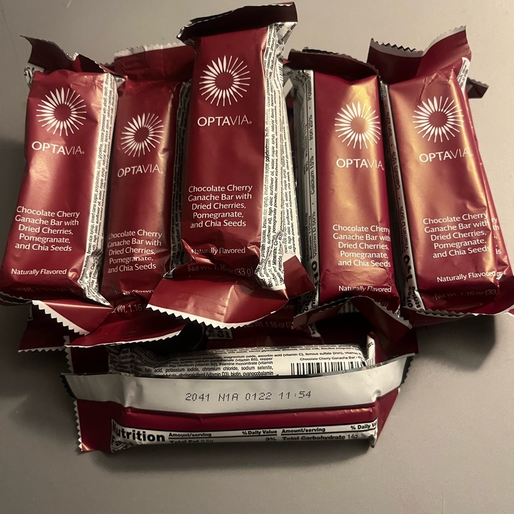 12 Chocolate Cherry Bars out of the box